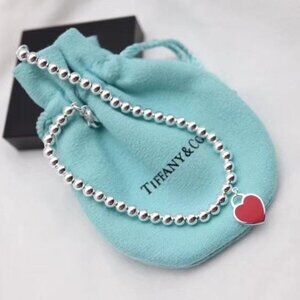 925 Silver Bracelet Women's Popular Mini Heart Pendant